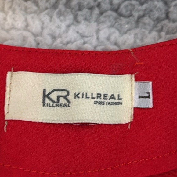 KillReal Vintage Inspired Polka Dot Rockabilly Dress Womens Large Retro Pinup - Picture 6 of 10